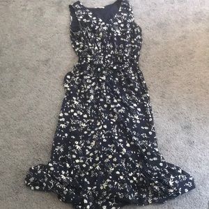 3/$12 Navy floral dress